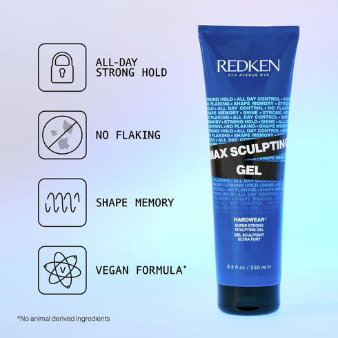Redken Max Sculpting Gel for All Hair Types - Body & High Shine Finish