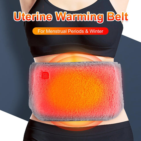 NORMIA RITA 3-Temperature Settings, Electric Heating Pad for Women Adjustable Waist Warmer Belt with Crystal Velvet