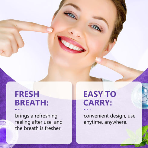HongChengSM (20 ml 0.68 oz) Probiotic Oral Spray for Long-Lasting Freshness, Alcohol-Free Oral Spray with Probiotics