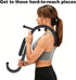 hlthsky Trigger Point Massage Tool, Manual Back and Neck Massager Hook for Deep Tissue Pain Relief, S-Shape Self