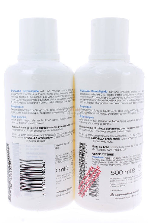 Saugella 2 500ml Dermoliquid x