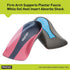 PROFOOT Orthotic Insoles for Plantar Fasciitis & Heel Pain, Women's 6-10, 2 Pair Gel Heel Shock Absorbing