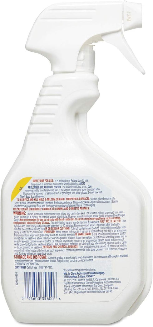 Tilex 32 oz. (35600) CloroxPro Disinfecting Instant Mold and Mildew Remover Spray