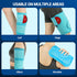 Comfytemp Large Knee Ice Pack Wrap with 2 Gel Soft Cold Packs, Reusable Compression Brace for Meniscus Tear, Joint Pain