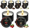 Sariiraw 6 Pack Massage Oil Candles Set, Low Temp Soy Based Massage Candles