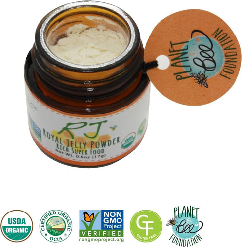 Greenbow Royal Jelly Powder – 100% USDA Certified Organic, Non-GMO, Gluten Free, Freeze Dried – 17g