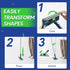 BOOMJOY Wall Cleaner Mop - Foldable Panel, 72" Long Handle, Cleaning Mop Duster for Walls, Ceilings, Baseboards, Floors
