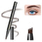 Eyebrow Pencil Dark Brown, Waterproof Microblade Pen, Smudge Proof Long Lasting Brow Marker