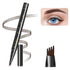 Eyebrow Pencil Dark Brown, Waterproof Microblade Pen, Smudge Proof Long Lasting Brow Marker