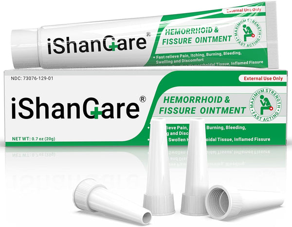 Hemorrhoid Cream, Extra Strength Ointment for Hemorrhoid & Fissure Treatment, Relief of Pain, Itching, Bleeding,