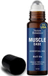 Muscle Ease Essential Oil Roll-On 10ml - 100% Pure Therapeutic Grade Blend for Sore Muscles, Aches & Pains
