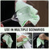 Microfiber Cleaning Cloths Roll (11.8" x 11.8") Ultra Absorbent, Lint Free, Quick Dry Tear Away Towels for Home (Green)