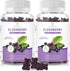 AFXMATE (2-Pack) Elderberry Gummies - Sambucus Black Elderberry with Zinc and Vitamin C, 120 Gummies