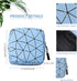 Portable Sanitary Napkin Storage Bag with Zipper | Menstrual Cup Pouch for Teen Girls Women (Blue)