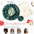 YANIBEST Adjustable Satin Bonnet Silk Bonnet for Sleeping, Hair Bonnets for Women Curly Natural Hair