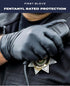 Volt Small 100 Ct. Black Nitrile Disposable Gloves - Food Safe, Micro Textured Cleaning Gloves, Latex Free