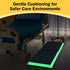 MABOZOO 66"x24"x2" Fall Mat for Elderly with Glow-in-The-Dark Strips, PU Leather Fall Mattress with Beveled Edge