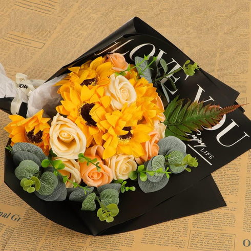 20 Sheets Waterproof Floral Wrapping Paper for Fresh Flower Gift Box Packaging, DIY Crafts for Wedding Holiday
