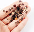 Nail Art Glitter Flakes, Mixed Black Gold Glitter Sequins for Women Manicure Charms and DIY Sparkly Crafts
