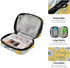 Naanle 7 Custom Pill Box Day Pill Case Bag Daisy Flowers Personalized Name Travel Pill Organizer Bag with Zipper