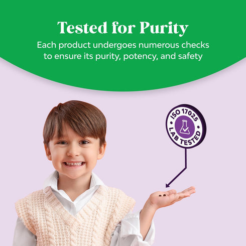 Tasty Kids Multivitamin with Iron Gummy - Gentle Iron Gummies for Kids with Vitamin C & B Complex - Vegan, Non-GMO &
