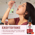 Liquid Iron Supplement for Women & Men, Iron Drops for Anemia with Folate, Vitamin C, B12, Strawberry, 2 Fl Oz