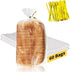 Reastar Bread Bags with Ties, 60 Clear Bread Bags for Homemade Bread and