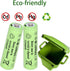 16 Packs AA 900mAh 1.2V Ni-MH Solar Rechargeable Batteries for Garden Landscaping, Outdoor Solar Lights, Remotes