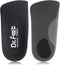 Dr. Foot's 3/4 Length Orthotic Inserts, Self-Adhesive Half Shoe Insoles for Flat Feet, Plantar Fasciitis, Heel Spurs