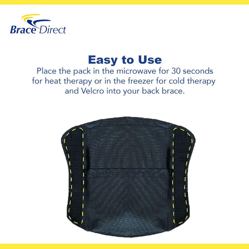 Brace Direct Hot/Cold Pack Insert for Back Braces - Rapid Pain Relief with Reusable Gel Ice Pack