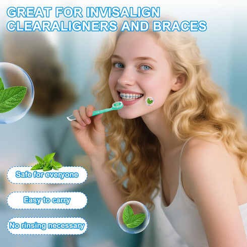 YEAfEAti 5 1 26Pcs 5 1 Set (2) in Toothbrush & Floss, mini toothbrushes with Toothpaste, All in one Oral Care on The