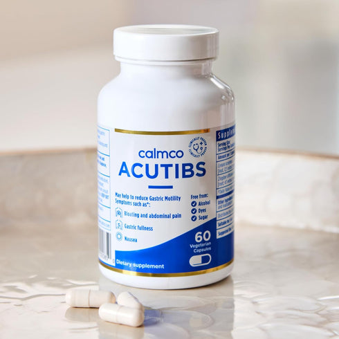 Acutibs Vegetarian Capsules, Artichoke & Ginger Extracts for Gastric Discomfort Relief, 60 Count