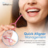 OrthoKey Aligner Remover - Clear Aligner & Retainer Removal Tool, Portable & Durable (Pink, 1-Pack)