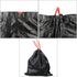 Small Garbage Bags 3 Gallon, Black Drawstring Trash Bags