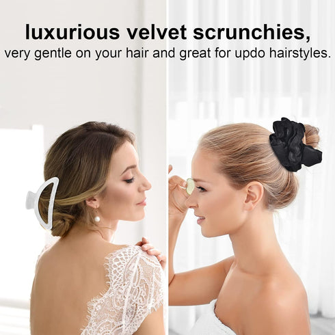 No Heat Curlers CORATED, Heatless Curls for Long Hair, Silk DIY Hair Styling Tools Kit, Sleep-In Headband