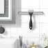 AmazerBath 10 Inch Shower Squeegee for Glass Doors - All-Purpose Squeegee with Hook for Windows, Mirrors, Tiles, Car