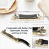 Tortoise Shell Hair Barrettes, French Design Celluloid Hair Clip, Medium Rectangular Automatic Hair Pins for Women Girl