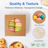 Shallive 4-Inch Small Cookie Boxes, 100 Pcs Brown Bakery Treat Boxes with Window for Gifting, To-go Containers