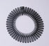 Sowaka 4 Pcs Circular Stretch Comb, Black Brown Flexible Hair Wrap Holder for Women Girls Sports Accessories