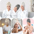 YFONG 3 Pack Large Microfiber Hair Towel Wrap, 30" x 10" Quick Dry Hair Towels for Women, Super Absorbent