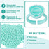 Pretty 100PCS Glue Rings for Eyelash Extensions - Lash Glue Holder, Volume Lash Rings, Fanning Cup, Green