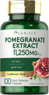 Carlyle Pomegranate Extract | 11250mg | 100 Capsules - Non-GMO, Gluten Free Traditional Herb