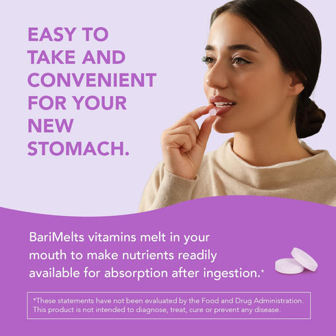 BariMelts Vitamin B1-3 Month Supply, 90 Fast-Dissolving Tablets, Post-Op Bariatric Vitamins