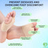 Metatarsal Sleeve with Gel Pads - 4 Pcs for Ball of Foot Pain Relief, Soft Gel for Metatarsalgia, Mortons, Neuroma