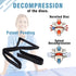 WIDREST Neck Stretcher Strap, Spine Chiropractic Decompression Tool with Chin Belt, Cervical Neck Traction.