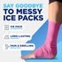 IceeNow Ice Bandage Wrap Tape, Self-Sticking Cold Compress for Pain and Swelling - No Refrigeration Needed
