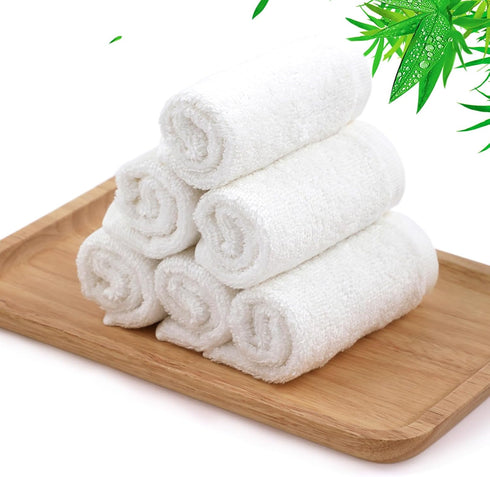 JEFFSUN Kitchen Wash Cloths, 6 Pack Oil Resistant Dishcloths, 10x14 Inch Reusable Cleaning Cloths for Washing Dishes