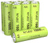 Kruta Ni-MH AA Rechargeable Batteries, 12 Pack, 1600mAh High Capacity 1.2V for Outdoor Solar Lights