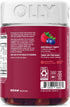 OLLY Women's Multivitamin Gummy, Berry Flavor, 130 Count, Vitamins A, D, C, E, Biotin, Folic Acid, 65 Day Supply