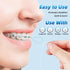 Floss Threaders, Deep Clean Floss for Braces, Bridges, Implants, 200 Count (Pack of 4)